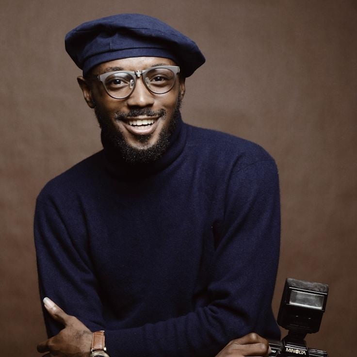 Jordan Reed, Client Relations Director, discussing corporate gifting strategy with business clients